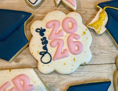 Graduation — custom decorated cookies by Dreams of Buttercream