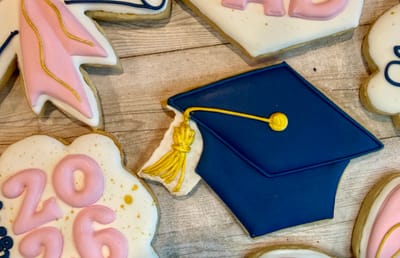 Graduation — custom decorated cookies by Dreams of Buttercream