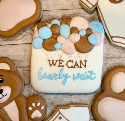 All photos — custom decorated cookies by Dreams of Buttercream