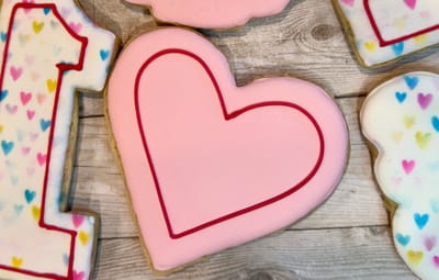All photos — custom decorated cookies by Dreams of Buttercream