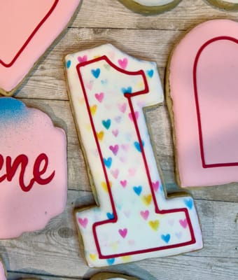 All photos — custom decorated cookies by Dreams of Buttercream