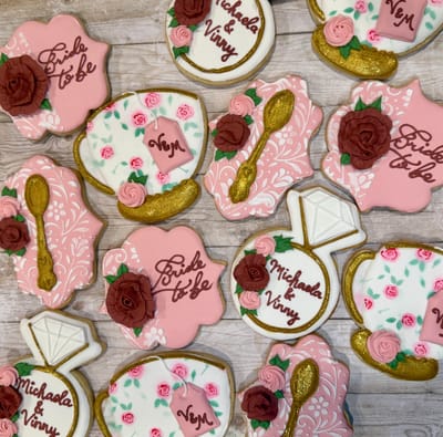 All photos — custom decorated cookies by Dreams of Buttercream