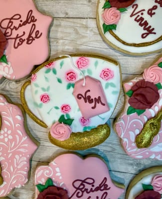 All photos — custom decorated cookies by Dreams of Buttercream