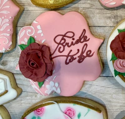 All photos — custom decorated cookies by Dreams of Buttercream