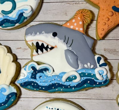 All photos — custom decorated cookies by Dreams of Buttercream