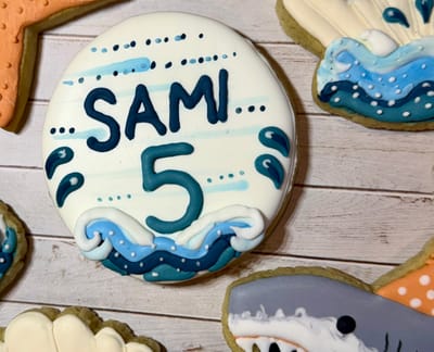 All photos — custom decorated cookies by Dreams of Buttercream