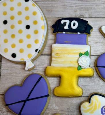 All photos — custom decorated cookies by Dreams of Buttercream