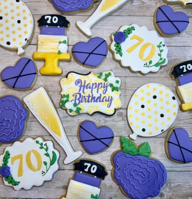 All photos — custom decorated cookies by Dreams of Buttercream