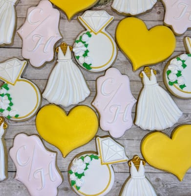 All photos — custom decorated cookies by Dreams of Buttercream