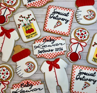 Custom decorated cookies by Dreams of Buttercream