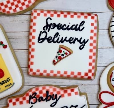 Custom decorated cookies by Dreams of Buttercream
