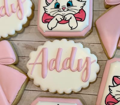 Birthday — custom decorated cookies by Dreams of Buttercream