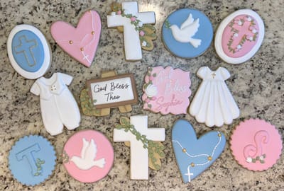 All photos — custom decorated cookies by Dreams of Buttercream