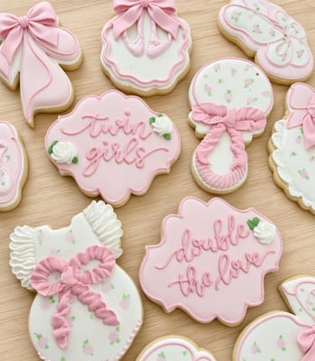 All photos — custom decorated cookies by Dreams of Buttercream