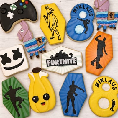 Birthday — custom decorated cookies by Dreams of Buttercream